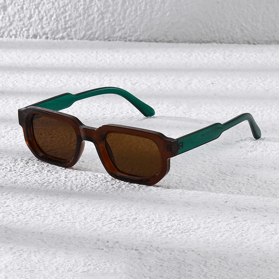 Vintage Rectangle Frame Sunglasses
