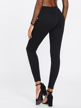 Black Skinny Jeans-Pants-Walmel