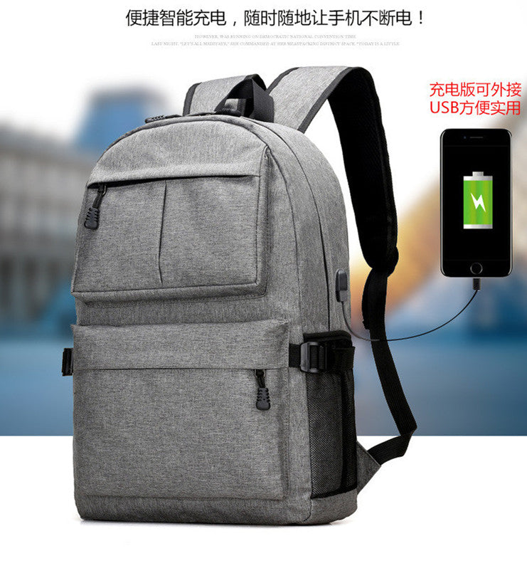 Waterproof Fashion Sport Travel Backpack with USB Port 16 Inch Laptop Unisex - Walmel