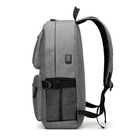 Waterproof Fashion Sport Travel Backpack with USB Port 16 Inch Laptop Unisex - Walmel