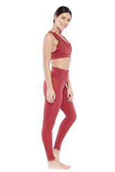 Scalloped Legging-Women&