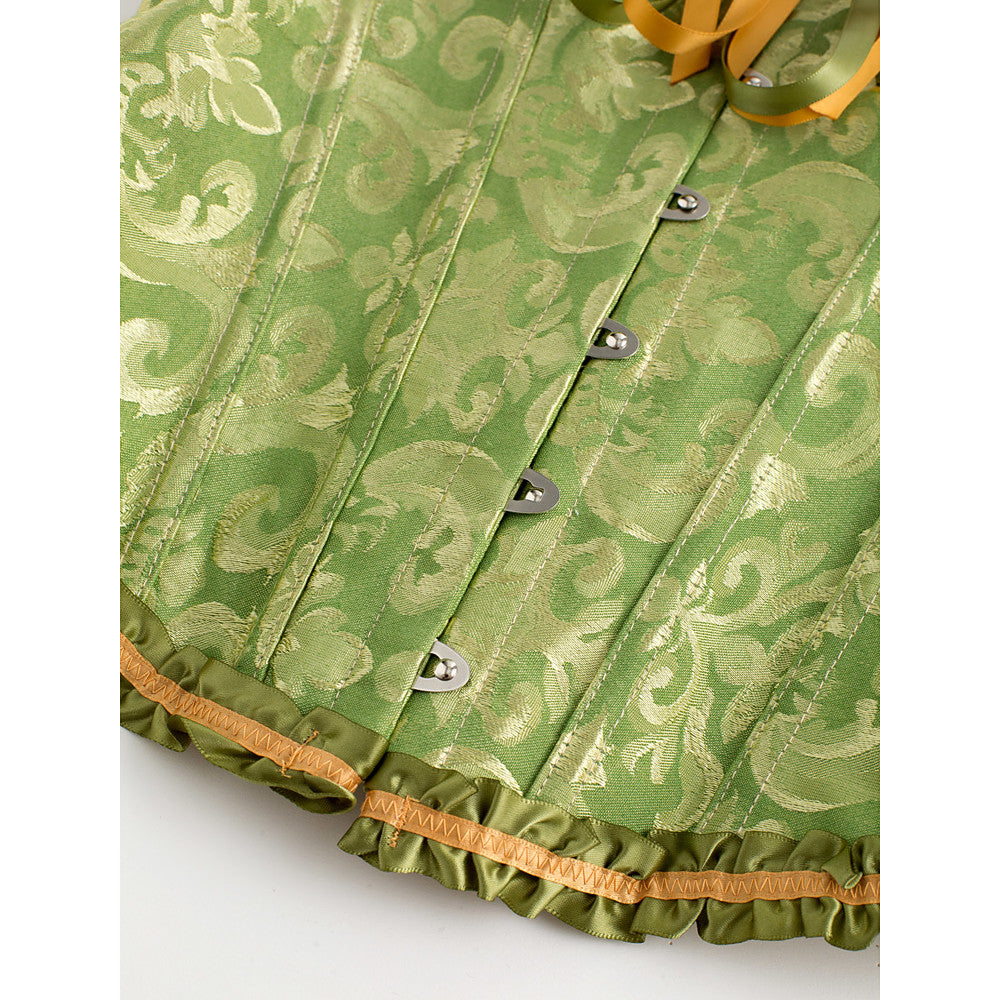 Women's Lace Up Overbust Corset-Lingerie-Walmel