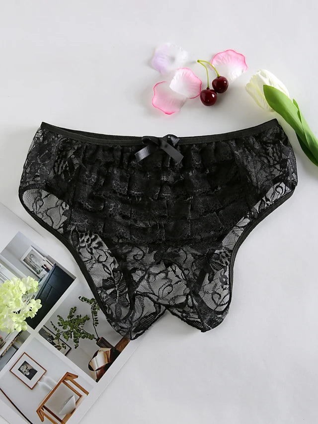 Women's Plus Size Lace Ultra Sexy Panties-Walmel