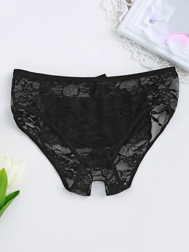 Women's Plus Size Lace Ultra Sexy Panties-Walmel