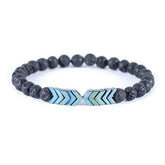 Unisex Volcanic Lava Stone Essential Bracelets For Men and Women-Walmel