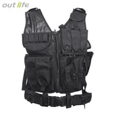 Outlife Outdoor Hunting Military Tactical Paintball Molle Vest - Walmel