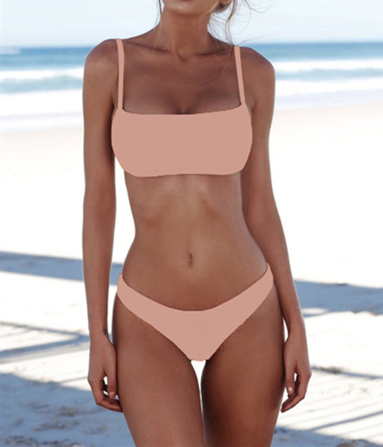 Two-Piece Swimwear Biquini Plus Size - Walmel