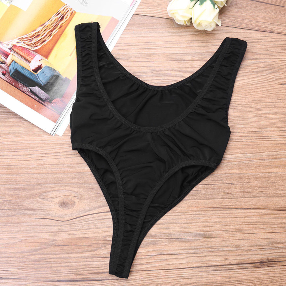 Sexy Women One-piece Bikini See-through Underwear - Walmel