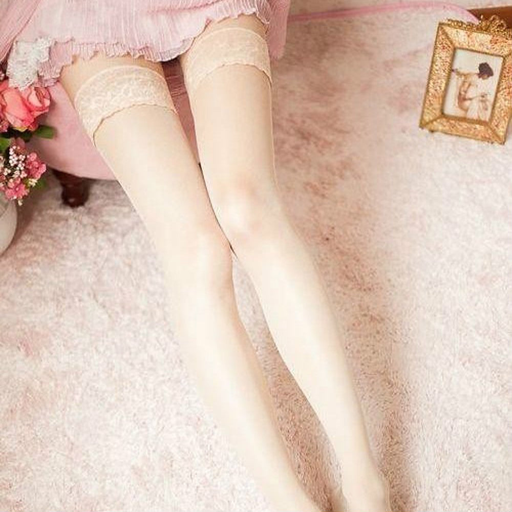 Women's Cotton Thin Stockings One-Size - Walmel