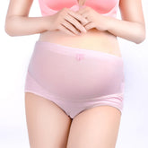 Pregnant Women High Waist Stretchy Cotton Briefs Underwear - Walmel