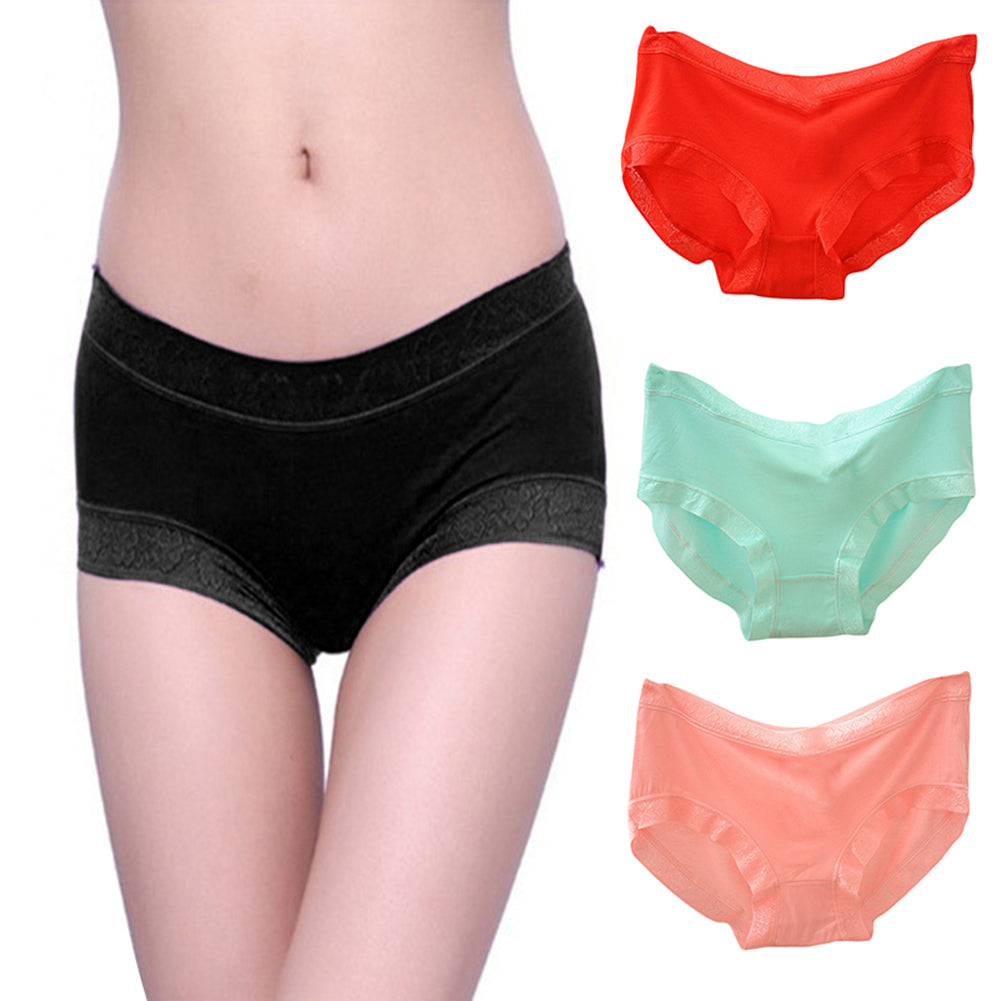 Women's Honeymoon Soft Cotton Boxer Briefs Underwear - Walmel