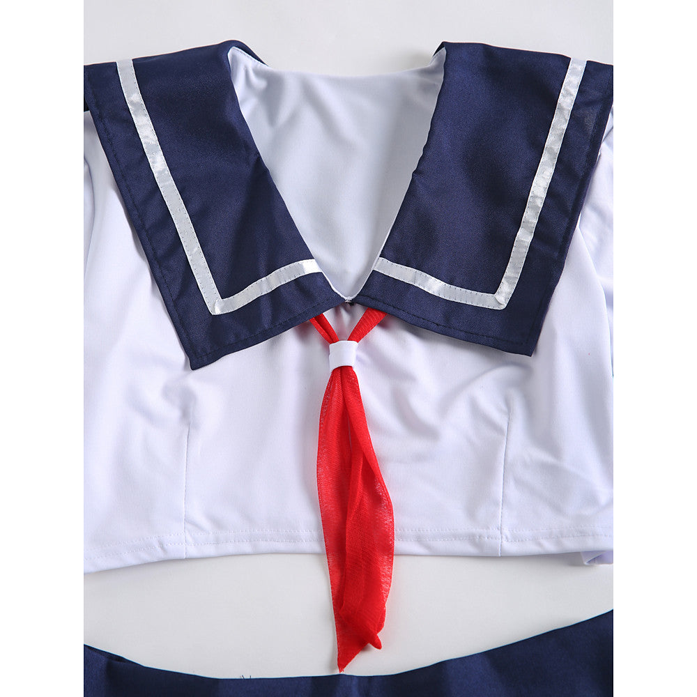 Women's Plus Size Uniforms Nightwear Striped  XL XXL XXXL - Walmel