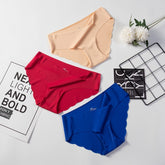 Women Seamless Panties Ultra-thin Underwear - Walmel