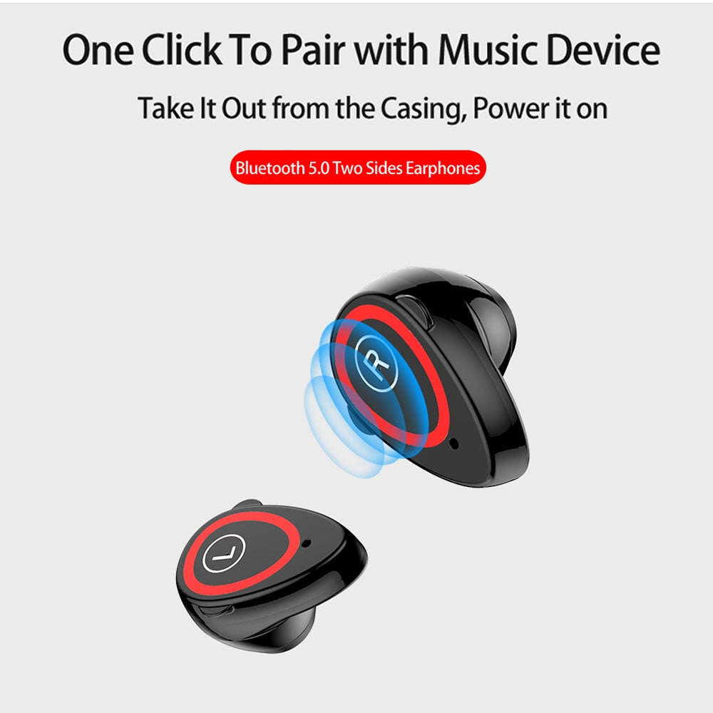 TWS  Bluetooth 5.0 Earphone Wireless Headphones - Walmel