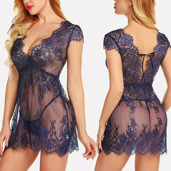 Deep V-neck sexy lingerie