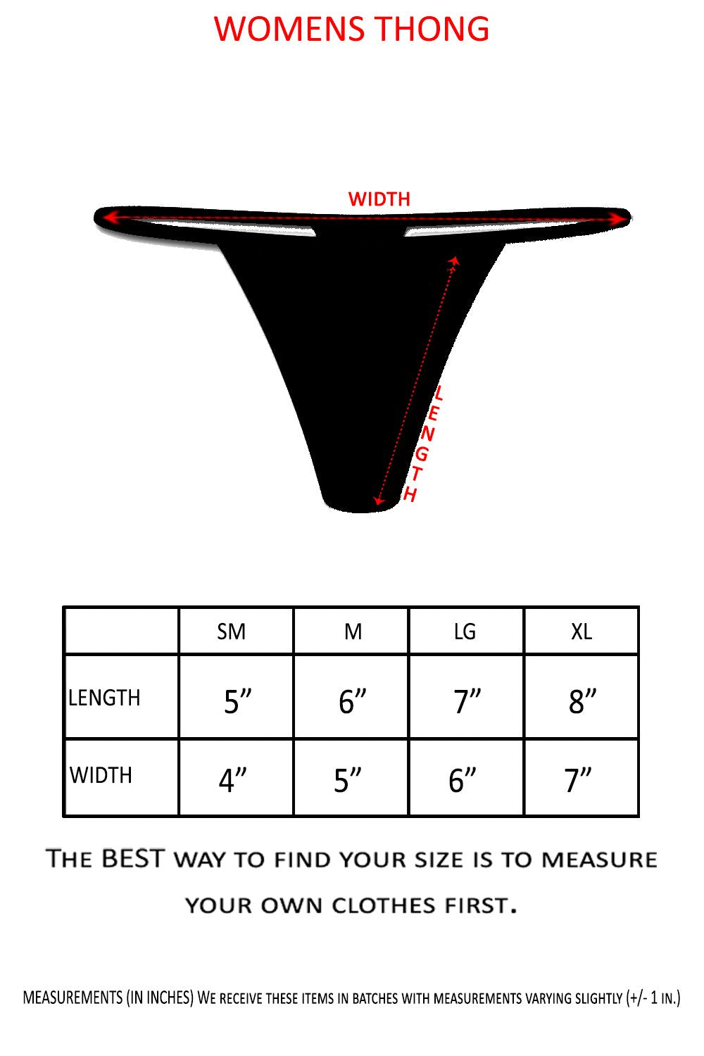 Lot of 3 Women's Sexy Black Thongs with Funny White-Lingerie & Underwear-Walmel