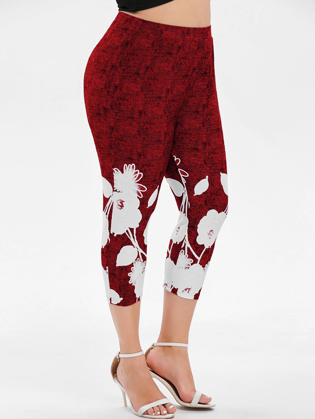 Plus Size Women Leggings Sexy High Waist-Women&