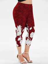 Plus Size Women Leggings Sexy High Waist-Women&