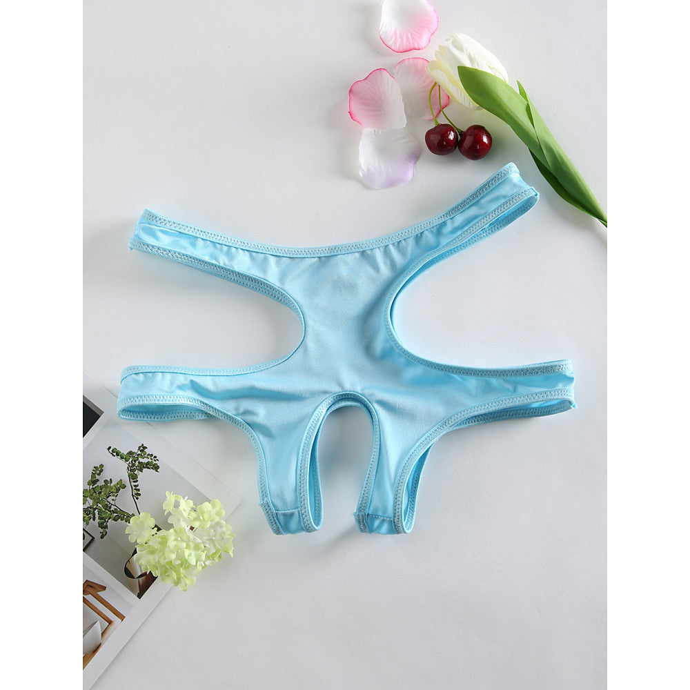 Women's Plus Size Ultra Panties Solid Colored Green Blue Pink - Walmel