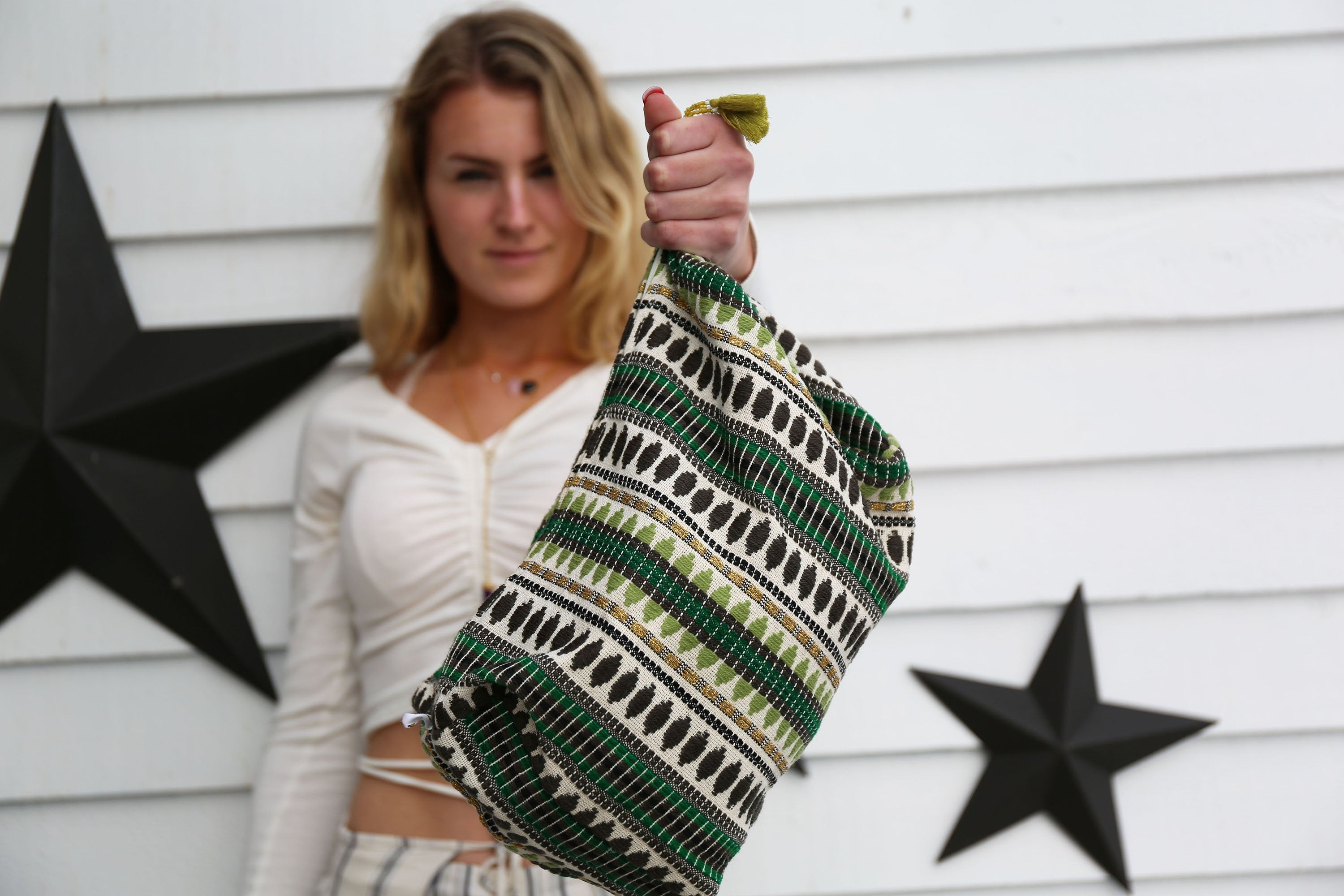 Magenta + Yellow Tassel - Walmel