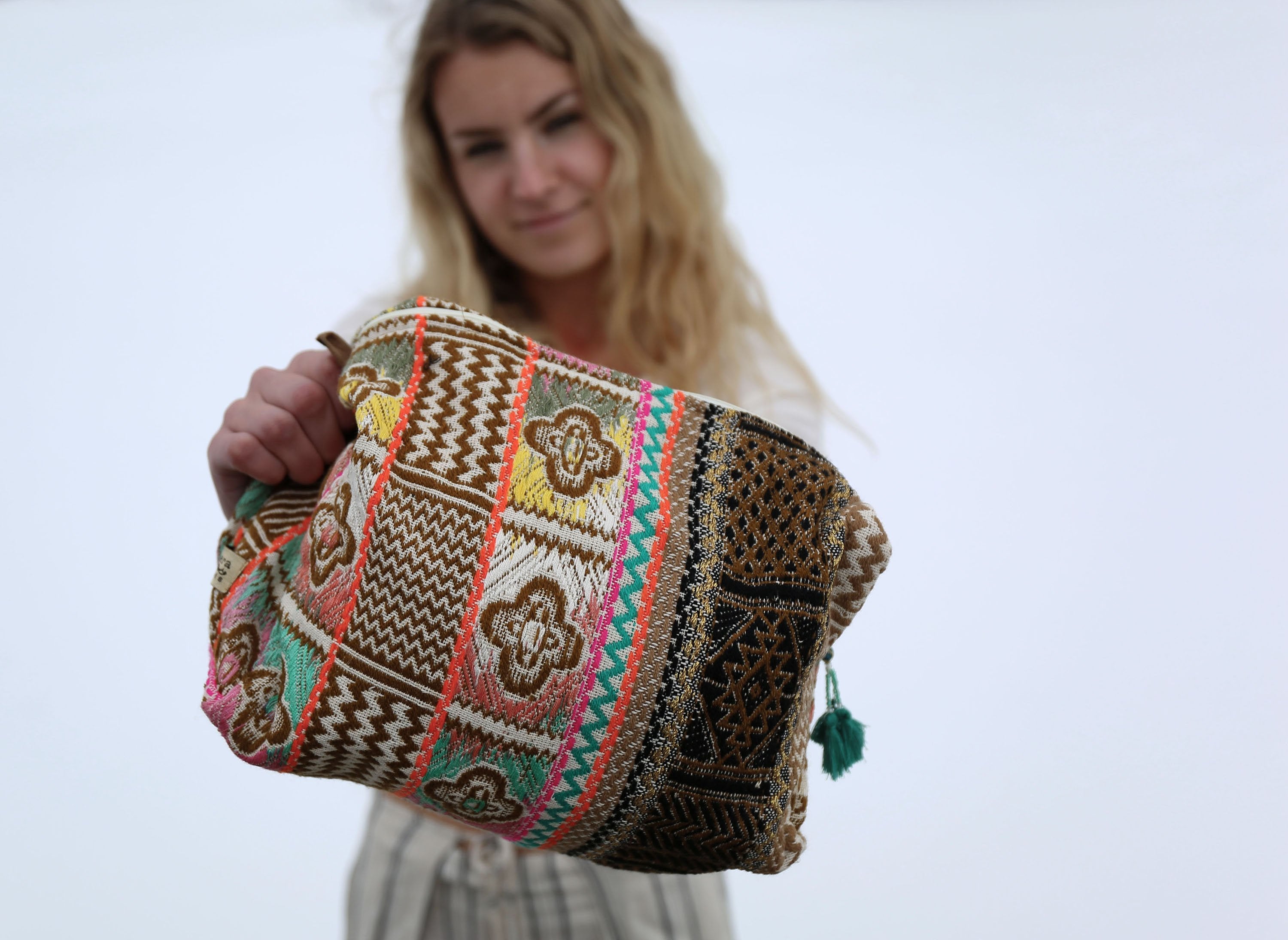 Magenta + Yellow Tassel - Walmel