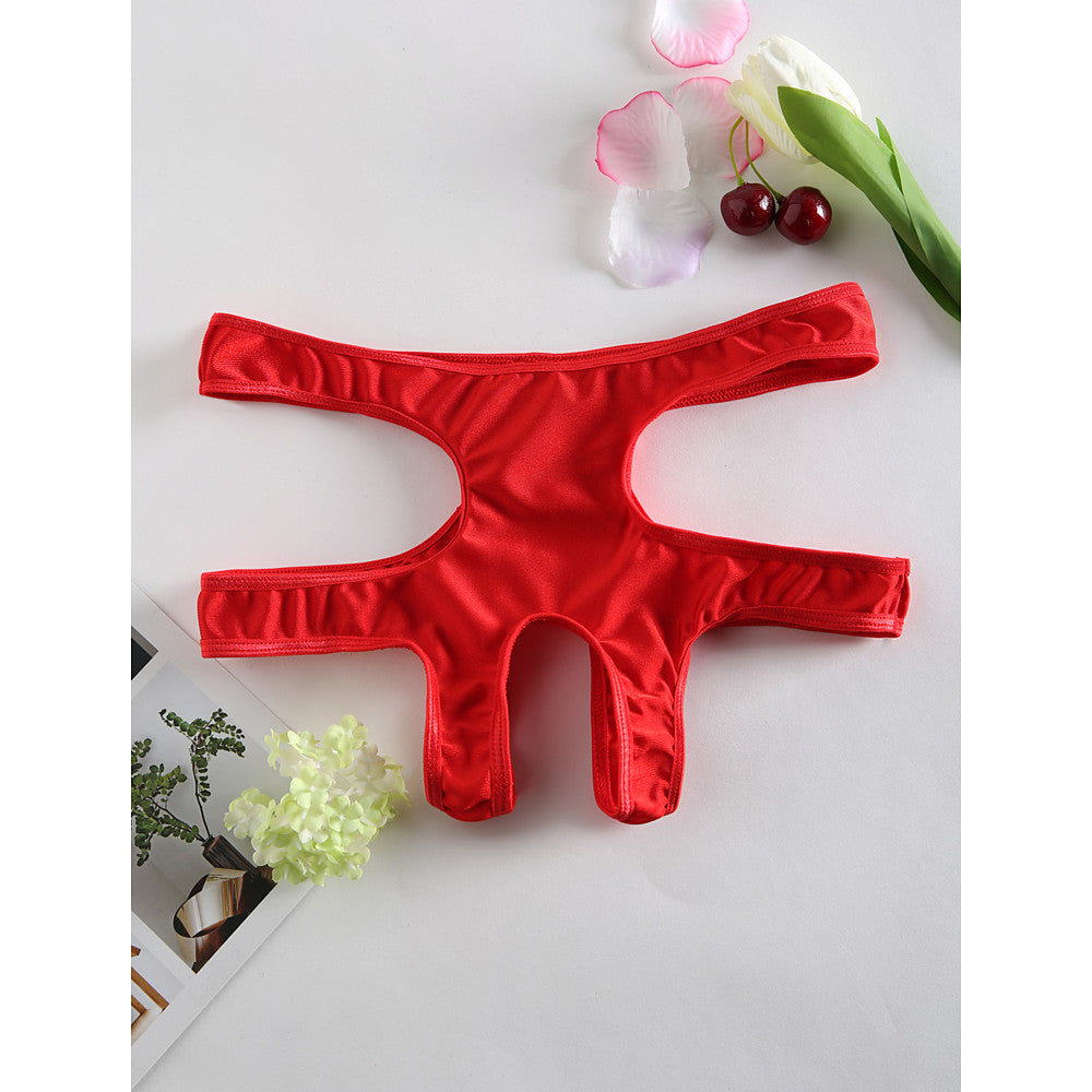 Women's Plus Size Ultra Panties Solid Colored Green Blue Pink - Walmel