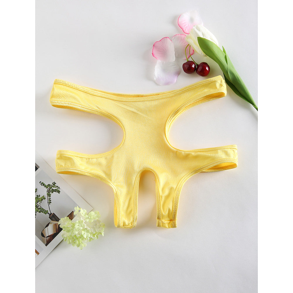 Women's Plus Size Ultra Panties Solid Colored Green Blue Pink - Walmel