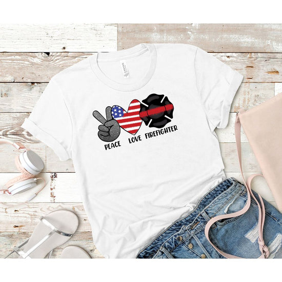 Camiseta Bombeiro Amor da Paz