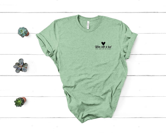 Wenn Hass lautes T-Stück ist