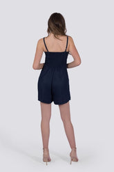 Delphine Romper | Navy - Walmel