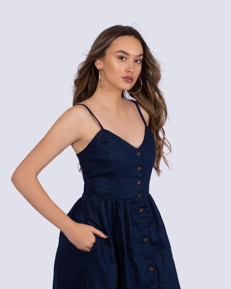 Delphine Romper | Navy - Walmel