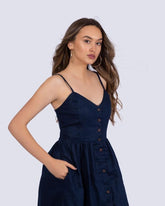 Delphine Romper | Navy - Walmel