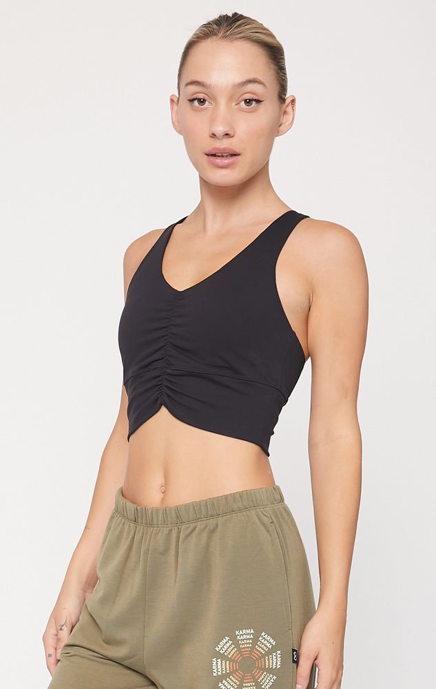 Irene Shirring Cloudlux Crop Bra - Walmel