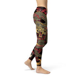 Womens Dragon Leggings-Leggings-Walmel