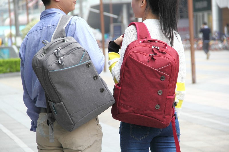 Women's Waterproof Business Stylish Backpack Red - Walmel