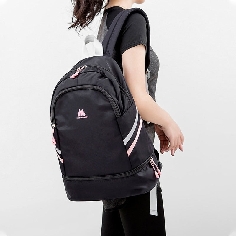 Multifunction Backpack Women's Yoga Swim Sports Fitness Organizer - Walmel