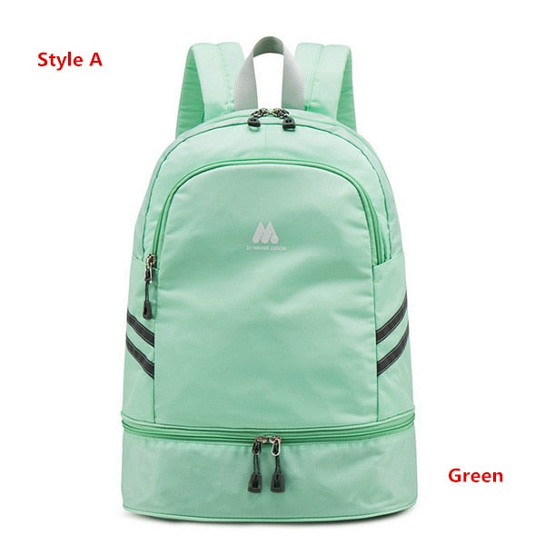 Multifunction Backpack Women's Yoga Swim Sports Fitness Organizer - Walmel