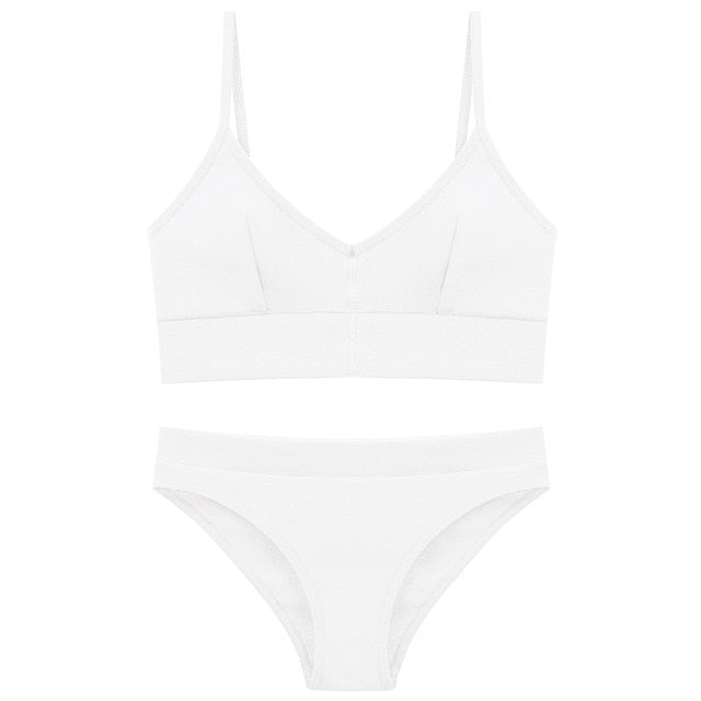 Fashion Cotton Lingerie Wireless Bras - Walmel