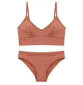 Fashion Cotton Lingerie Wireless Bras - Walmel