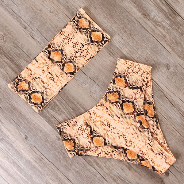 High Waist Bikini Set - Walmel