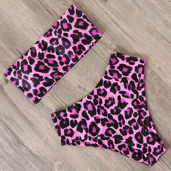 High Waist Bikini Set - Walmel