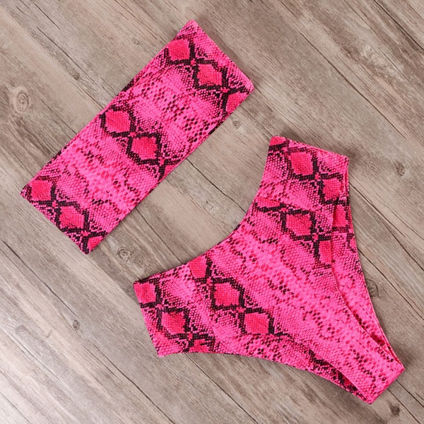 High Waist Bikini Set - Walmel