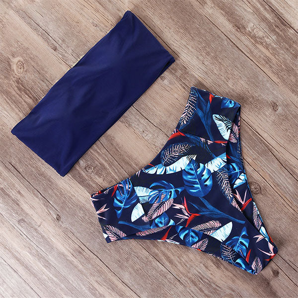 High Waist Bikini Set - Walmel