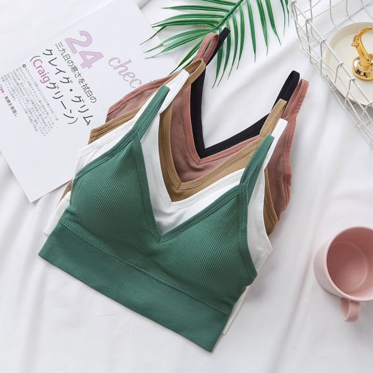 Female Streetwear Sleeveless Sports Bra - Walmel