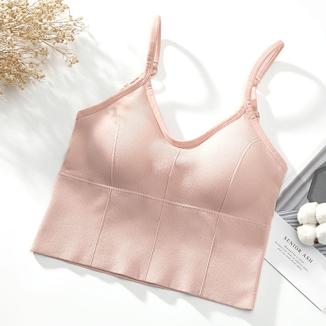 U-shaped Back Bra Lingerie Sports Top - Walmel