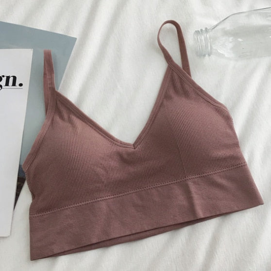 Female Streetwear Sleeveless Sports Bra - Walmel