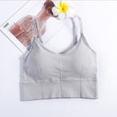 Female Streetwear Sleeveless Sports Bra - Walmel