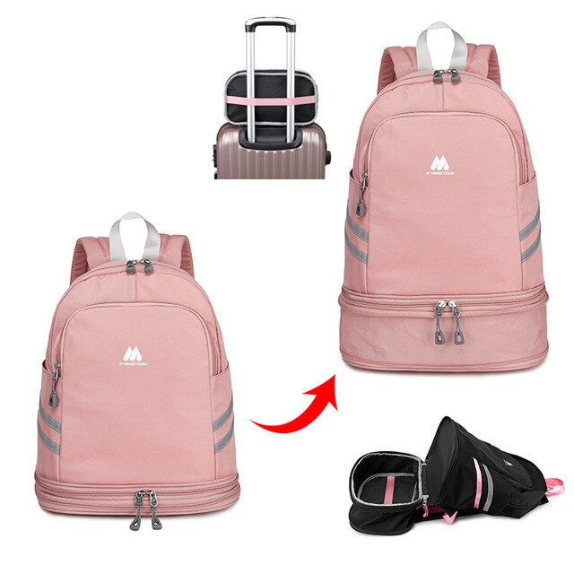 Multifunction Backpack Women's Yoga Swim Sports Fitness Organizer - Walmel