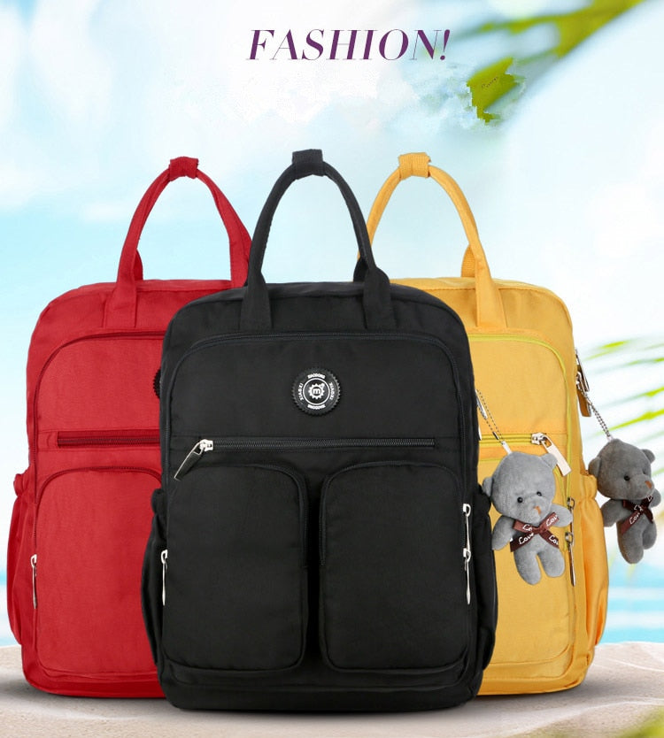 Fashion Woman Backpack Waterproof - Walmel