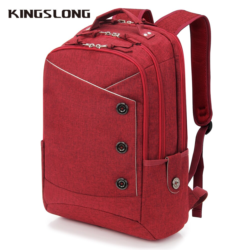 Women's Waterproof Business Stylish Backpack Red - Walmel